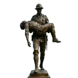 bronze monument soldier 070