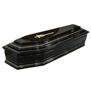 european black & gold casket009