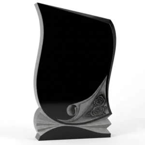 russia granite polished headstone 040