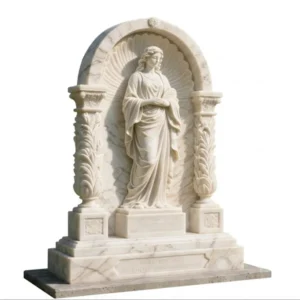 virgin mary statue white 088
