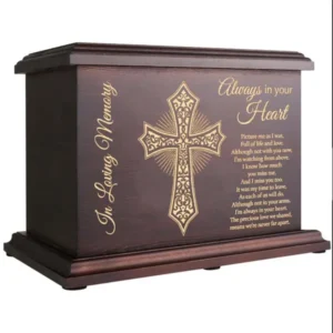 wholesale cross wooden cremation urn 20