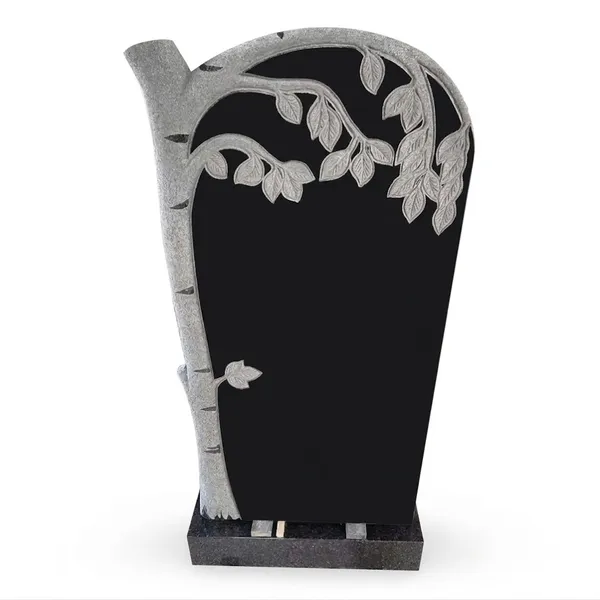 Black Granite Traditional Russian Style   Headstone