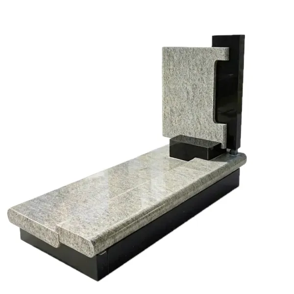Bench Style Granite Tombstone